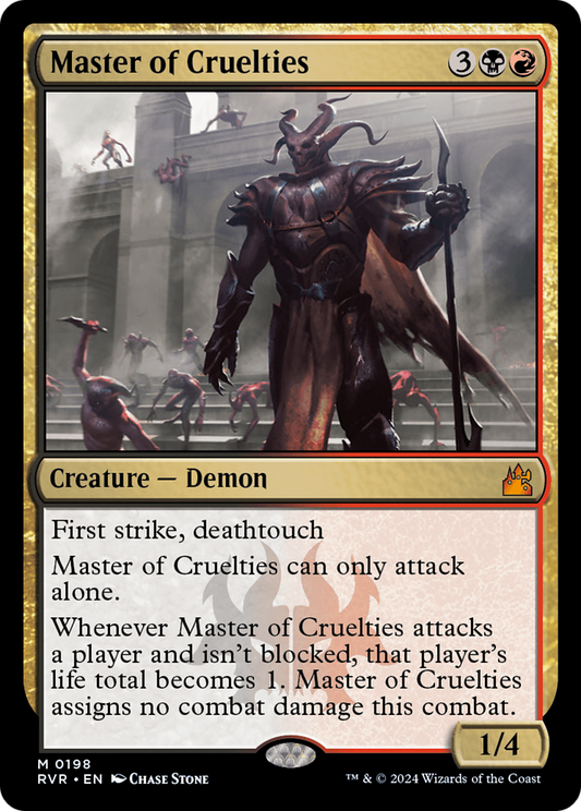 Master of Cruelties (RVR-198) - [Ravnica Remastered] Foil