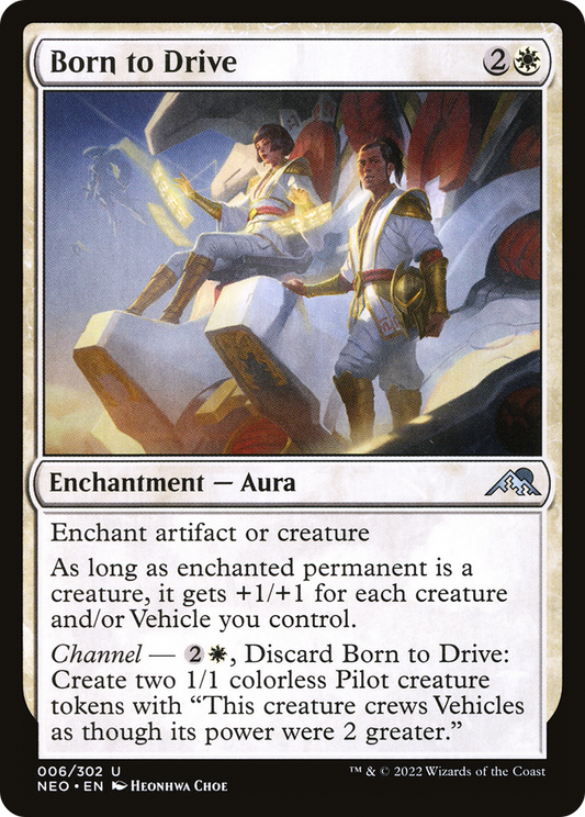 Born to Drive (NEO-006) - [Kamigawa: Neon Dynasty] Foil