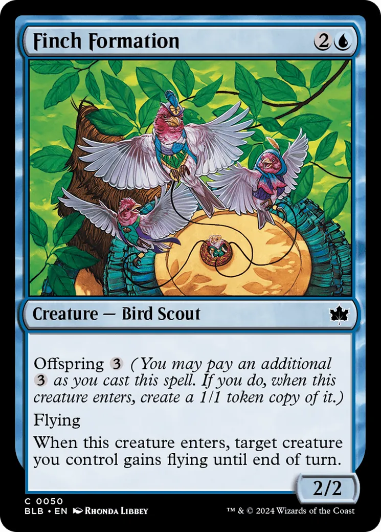 Finch Formation (BLB-050) - [Bloomburrow] Foil - Emmett's ToyStop