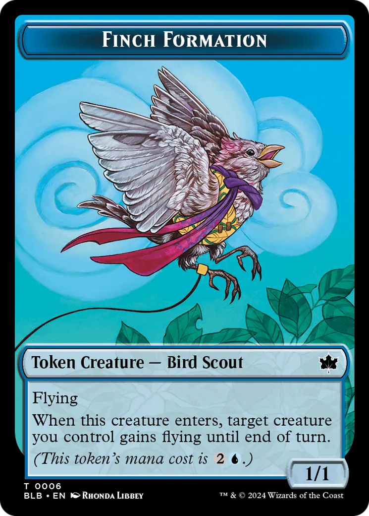 Finch Formation (TBLB-006) - [Bloomburrow Tokens] - Emmett's ToyStop