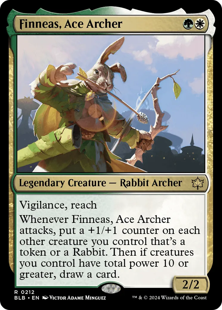 Finneas, Ace Archer (BLB-212) - [Bloomburrow] Foil - Emmett's ToyStop