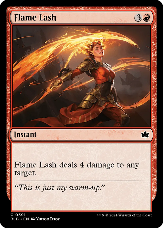 Flame Lash (BLB-391) - [Bloomburrow] - Emmett's ToyStop