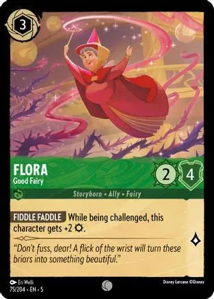 Flora - Good Fairy (75/204) Cold Foil - Shimmering Skies - Emmett's ToyStop