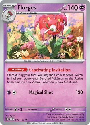 Florges 88/167 - SV06 Twilight Masquerade Reverse Holofoil - Emmett's ToyStop