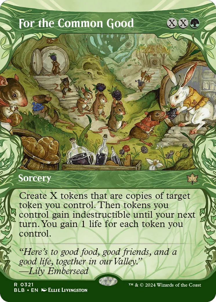 For the Common Good (BLB-321) - [Bloomburrow]: (Showcase) Foil - Emmett's ToyStop