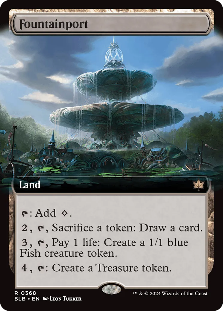 Fountainport (BLB-368) - [Bloomburrow]: (Extended Art) Foil - Emmett's ToyStop