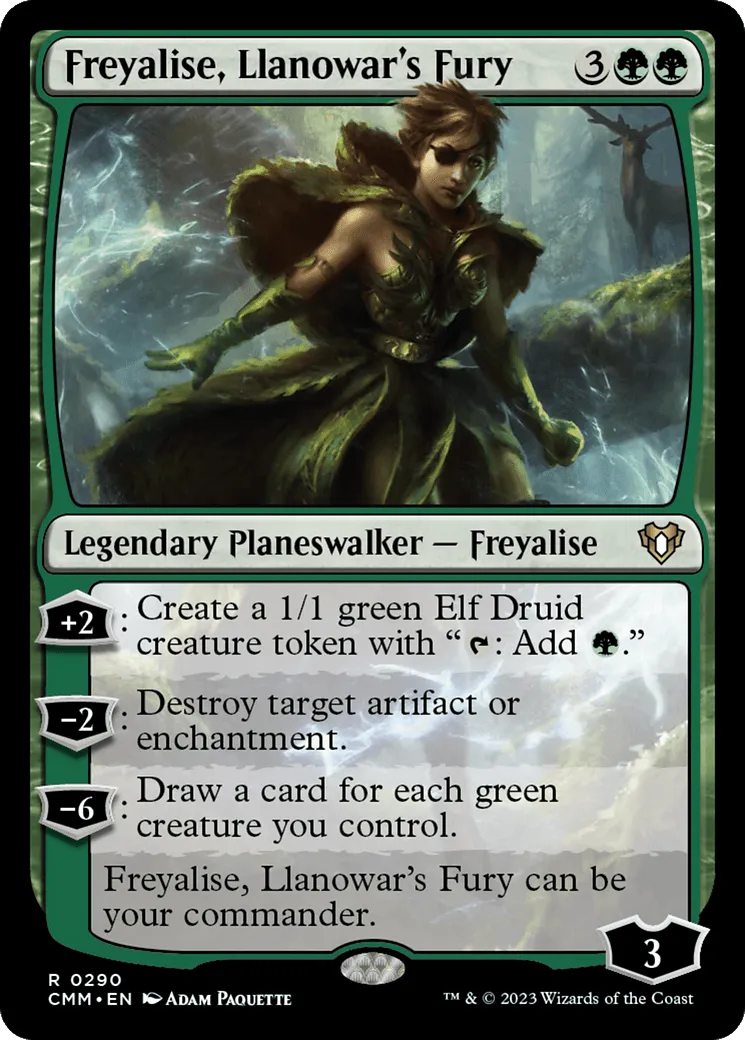 Freyalise, Llanowar's Fury [Commander Masters] - Emmett's ToyStop