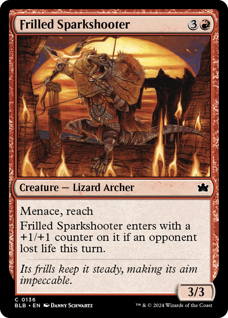 Frilled Sparkshooter (BLB-136) - [Bloomburrow] Foil - Emmett's ToyStop