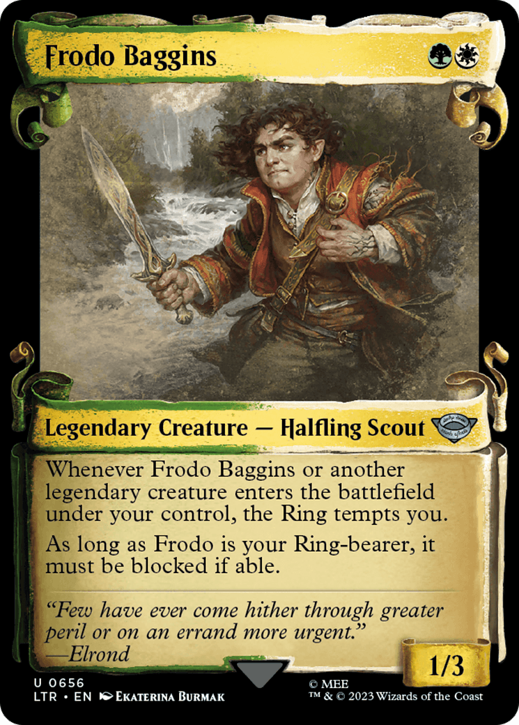 Frodo Baggins [The Lord of the Rings: Tales of Middle-Earth Showcase Scrolls] - Emmett's ToyStop