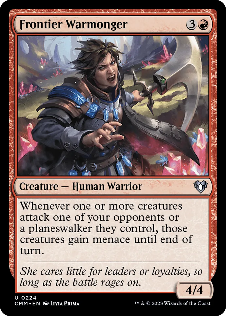 Frontier Warmonger [Commander Masters] - Emmett's ToyStop