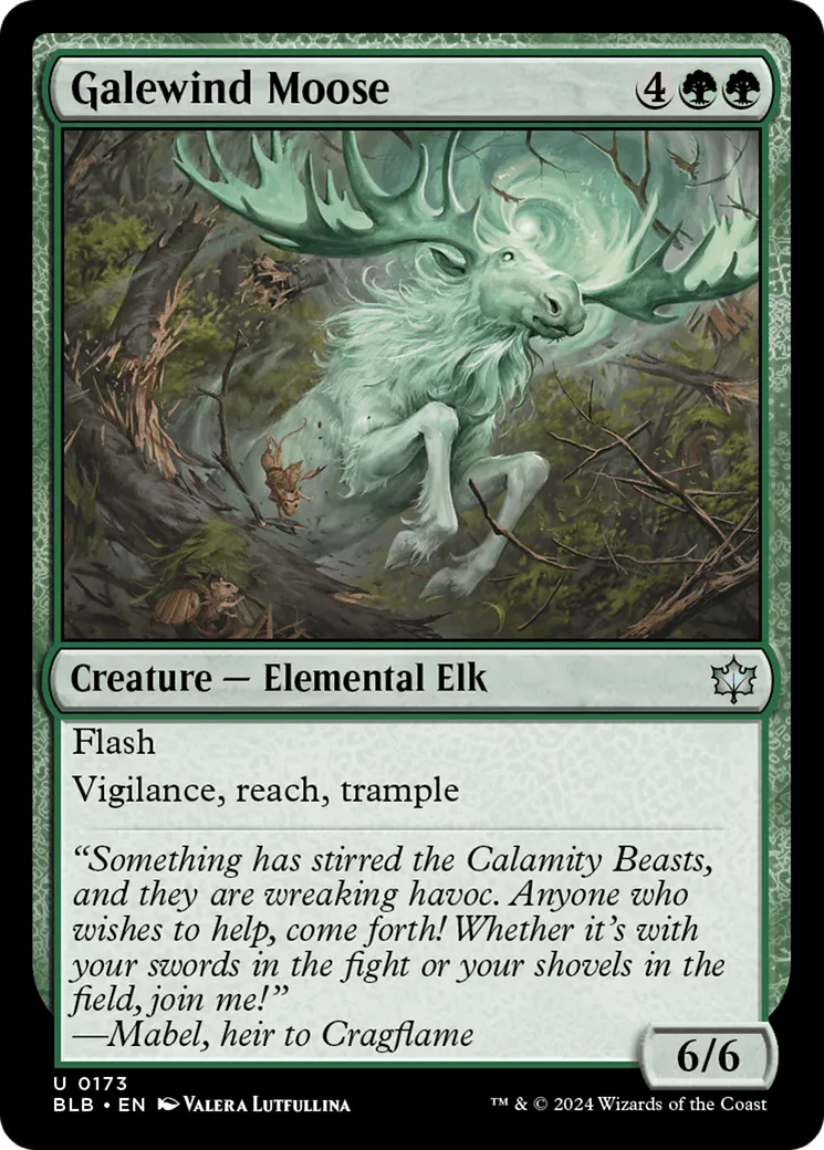 Galewind Moose (BLB-173) - [Bloomburrow] Foil - Emmett's ToyStop