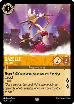 Gazelle - Pop Star (11/204) - Shimmering Skies - Emmett's ToyStop