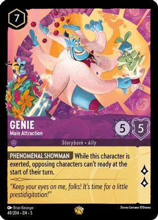 Genie - Main Attraction (49/204) Cold Foil - Shimmering Skies - Emmett's ToyStop