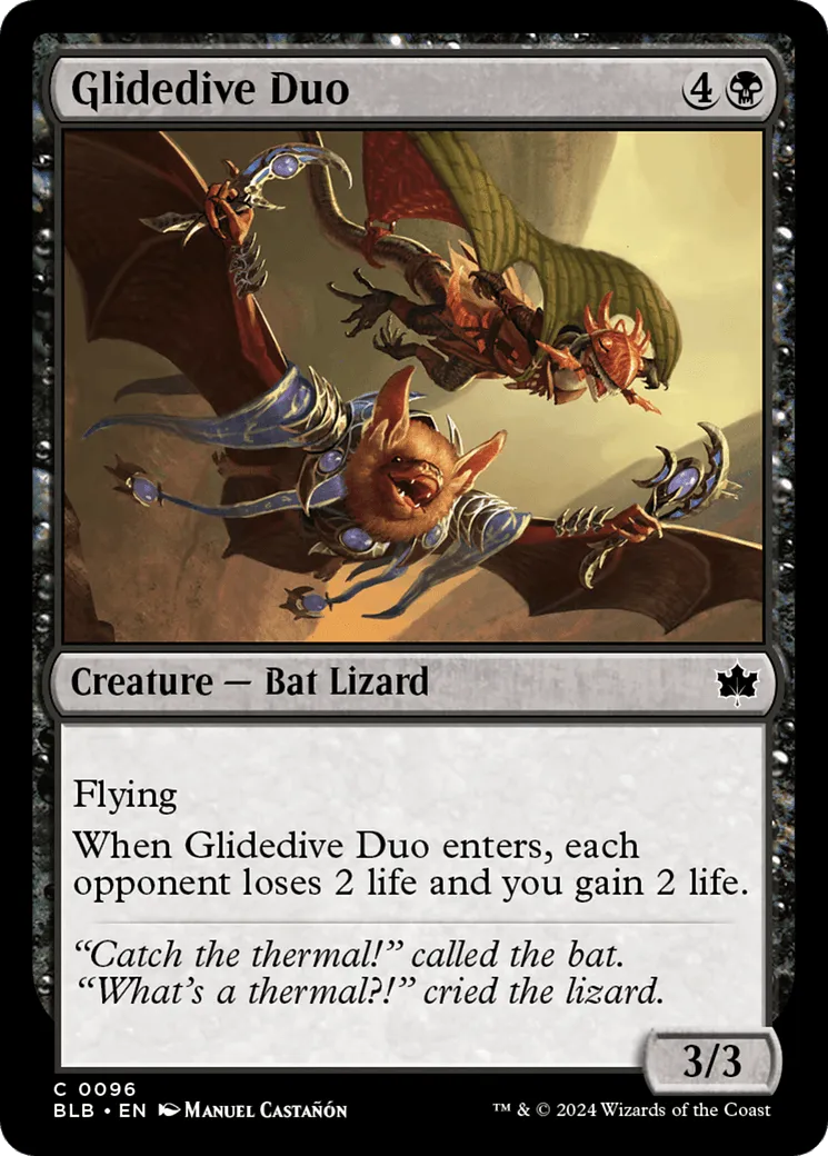 Glidedive Duo (BLB-096) - [Bloomburrow] Foil - Emmett's ToyStop