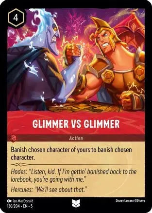 Glimmer vs Glimmer (130/204) Cold Foil - Shimmering Skies - Emmett's ToyStop