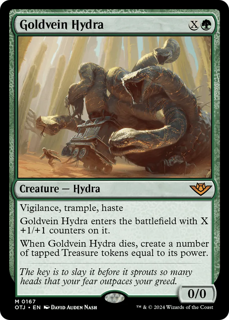 Goldvein Hydra (OTJ-167) - [Outlaws of Thunder Junction] - Emmett's ToyStop