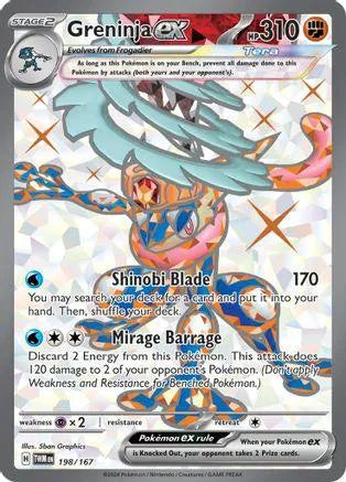 Greninja ex 198/167 - SV06 Twilight Masquerade Holofoil - Emmett's ToyStop