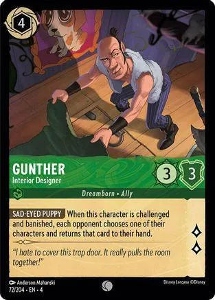 Gunther - Interior Designer (72/204) Cold Foil - Ursulas Return - Emmett's ToyStop