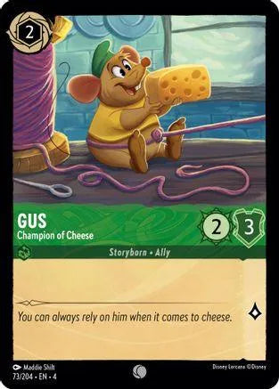 Gus - Champion of Cheese (73/204) Cold Foil - Ursulas Return - Emmett's ToyStop