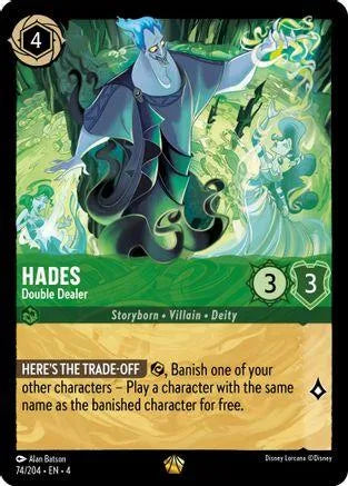 Hades - Double Dealer (74/204) Cold Foil - Ursulas Return - Emmett's ToyStop