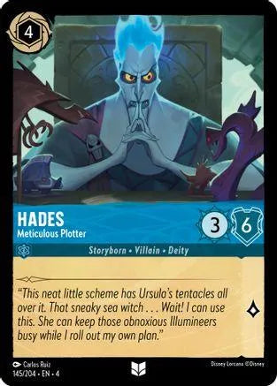 Hades - Meticulous Plotter (145/204) Cold Foil - Ursulas Return - Emmett's ToyStop