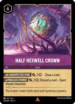 Half Hexwell Crown (65/204) Cold Foil - Shimmering Skies - Emmett's ToyStop