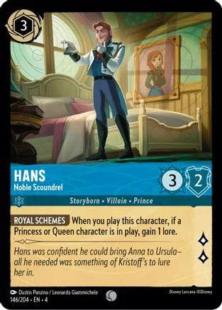 Hans - Noble Scoundrel (146/204) Cold Foil - Ursulas Return - Emmett's ToyStop