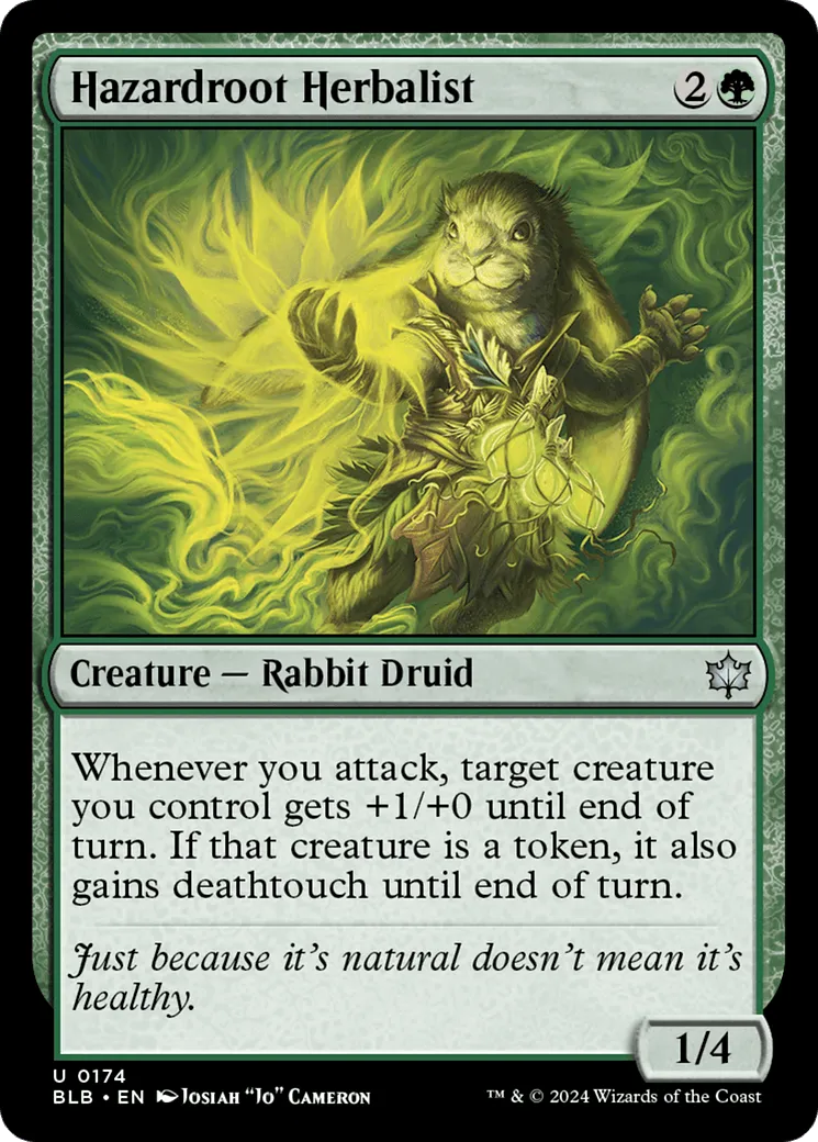 Hazardroot Herbalist (BLB-174) - [Bloomburrow] Foil - Emmett's ToyStop