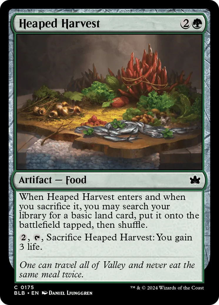 Heaped Harvest (BLB-175) - [Bloomburrow] Foil - Emmett's ToyStop