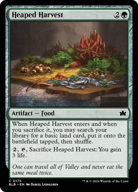 Heaped Harvest (BLB-175) - [Bloomburrow] Foil - Emmett's ToyStop