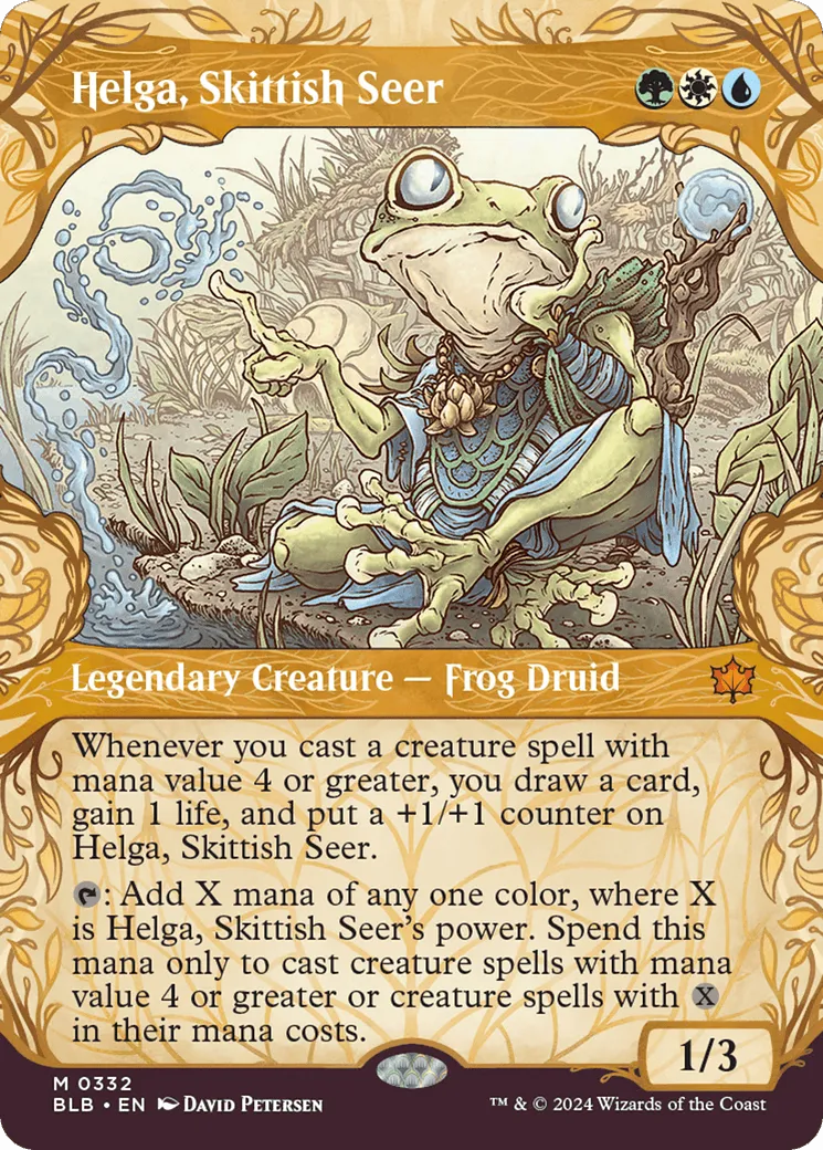 Helga, Skittish Seer (BLB-332) - [Bloomburrow] - Emmett's ToyStop