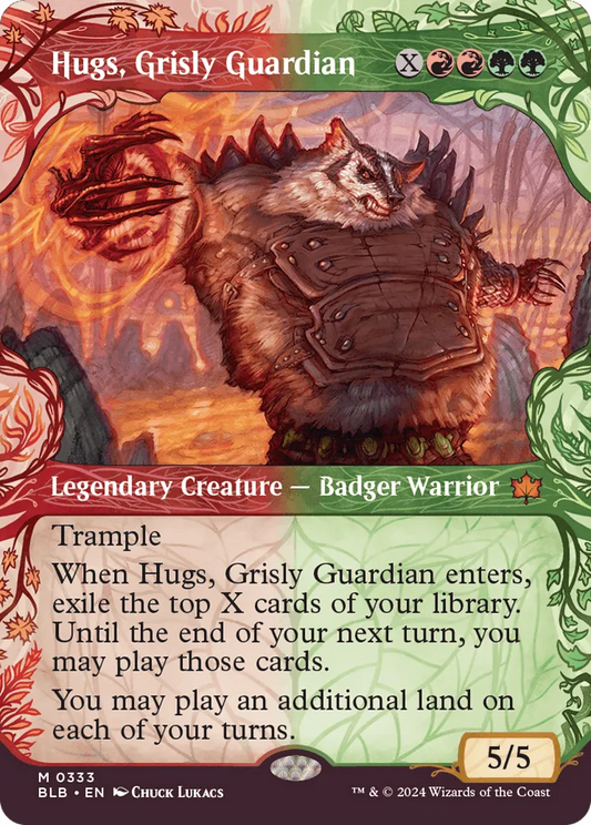 Hugs, Grisly Guardian (BLB-333) - [Bloomburrow] Foil - Emmett's ToyStop