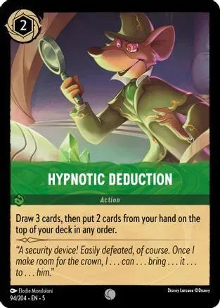 Hypnotic Deduction (94/204) Cold Foil - Shimmering Skies - Emmett's ToyStop