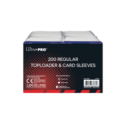 3" x 4" Clear Regular TOPLOADER® Sleeves and Soft Sleeves Bundle (200ct)