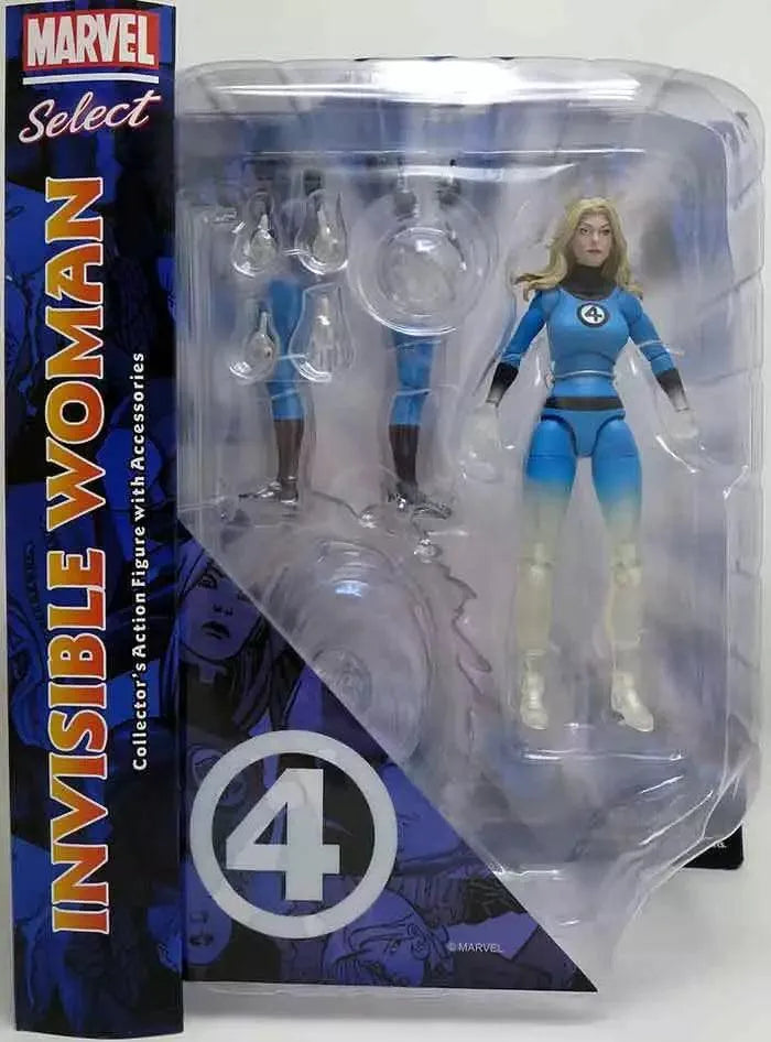 Invisible Woman | Marvel Select | Collector's Action Figure with Accessories - Emmett's ToyStop