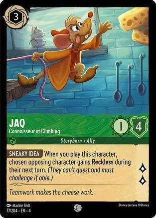 Jaq - Connoisseur of Climbing (77/204) Cold Foil - Ursulas Return - Emmett's ToyStop