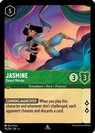 Jasmine - Desert Warrior (78/204) Cold Foil - Ursulas Return - Emmett's ToyStop