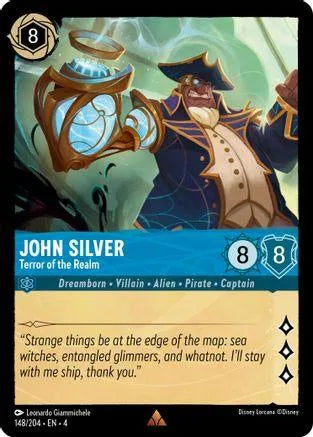 John Silver - Terror of the Realm (148/204) Cold Foil - Ursulas Return - Emmett's ToyStop