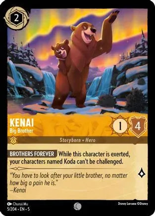 Kenai - Big Brother (5/204) Cold Foil - Shimmering Skies - Emmett's ToyStop