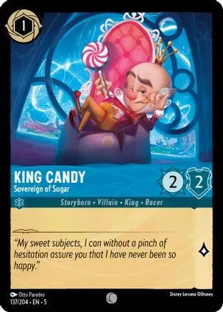 King Candy - Sovereign of Sugar (137/204) Cold Foil - Shimmering Skies - Emmett's ToyStop