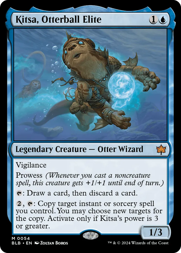 Kitsa, Otterball Elite (BLB-054) - [Bloomburrow] Foil - Emmett's ToyStop