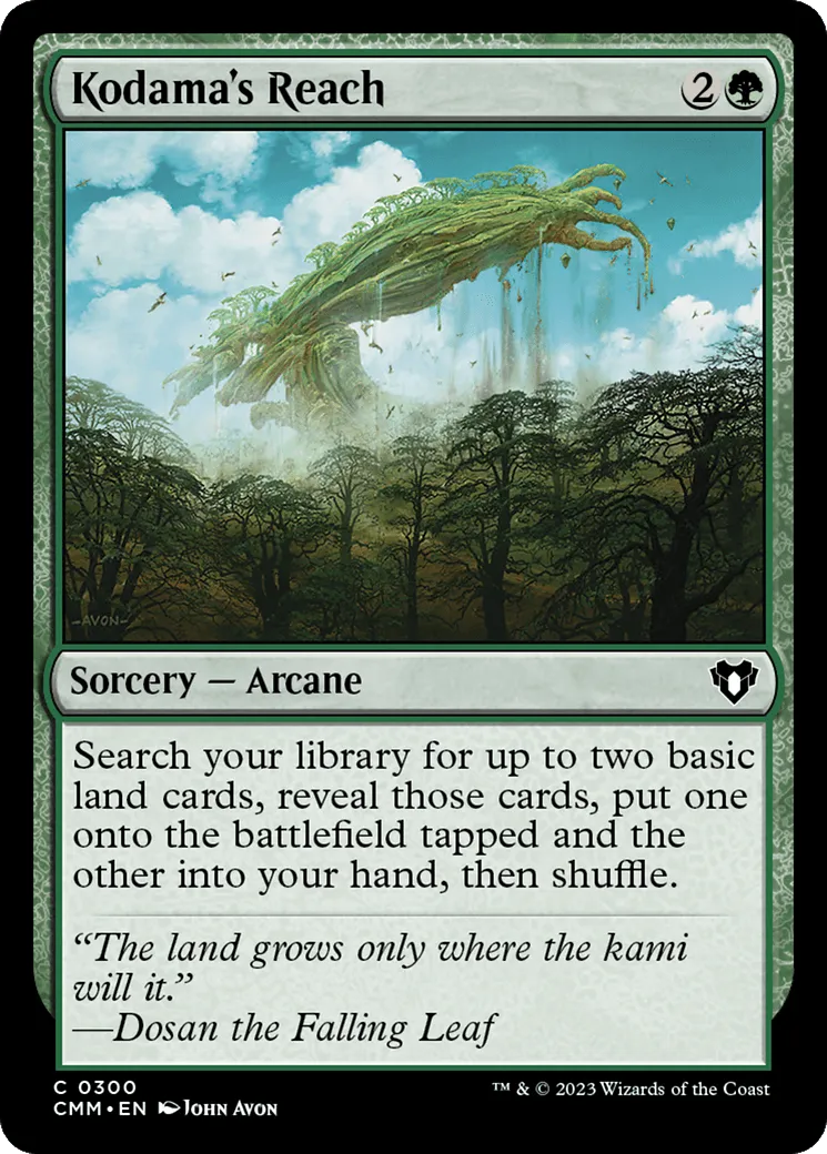 Kodama's Reach [Commander Masters] - Emmett's ToyStop