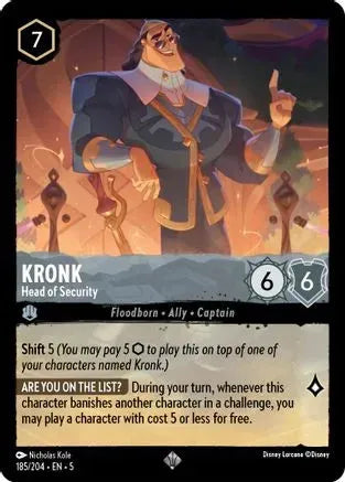 Kronk - Head of Security (185/204) Cold Foil - Shimmering Skies - Emmett's ToyStop