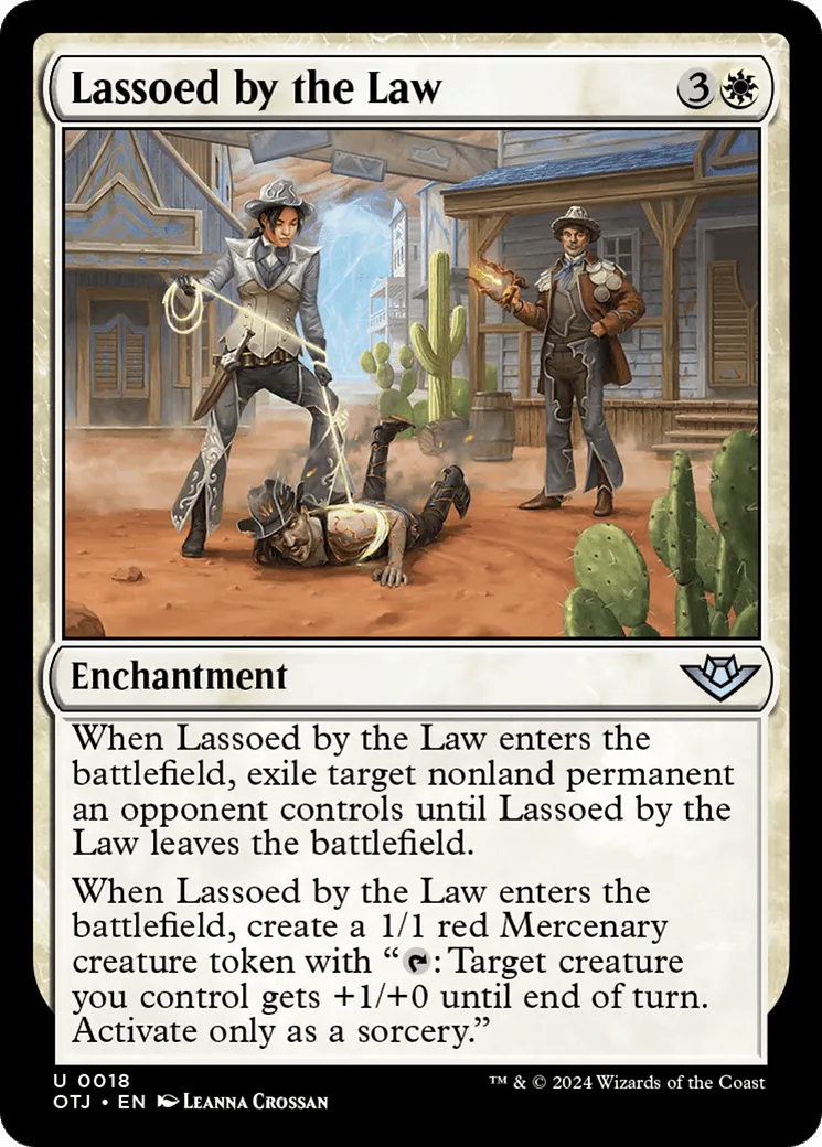 Lassoed by the Law (OTJ-018) - [Outlaws of Thunder Junction] - Emmett's ToyStop