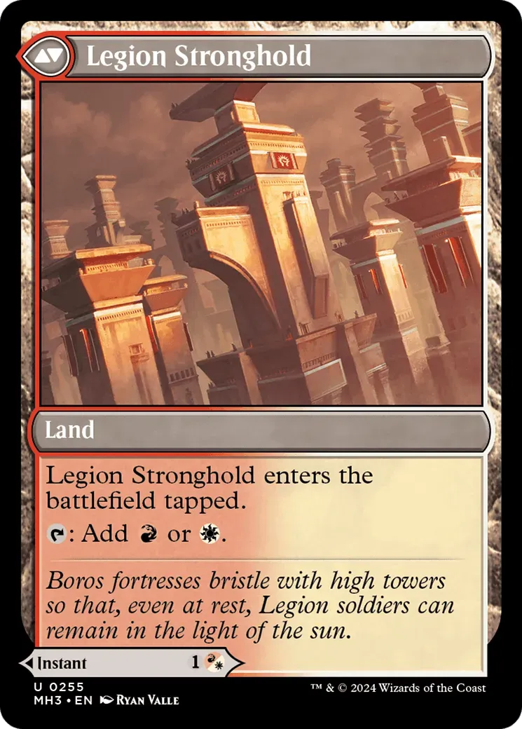 Legion Leadership // Legion Stronghold (MH3-255) - [Modern Horizons 3] Foil - Emmett's ToyStop