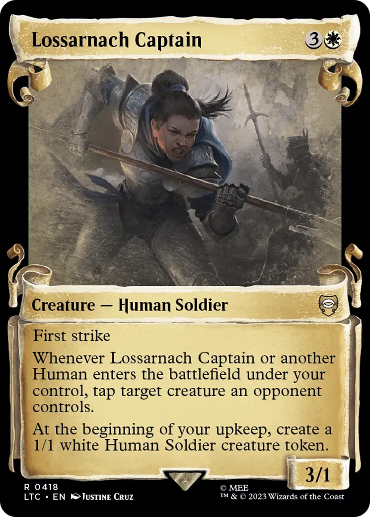 Lossarnach Captain [The Lord of the Rings: Tales of Middle-Earth Commander Showcase Scrolls] - Emmett's ToyStop