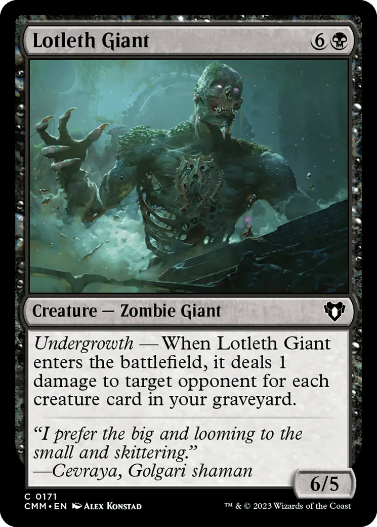 Lotleth Giant [Commander Masters] - Emmett's ToyStop