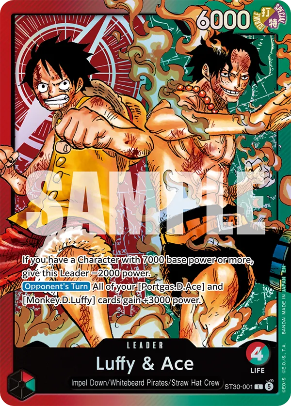 One Piece Starter Deck ST30 (Luffy & Ace)