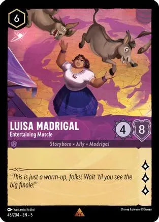 Luisa Madrigal - Entertaining Muscle (45/204) Cold Foil - Shimmering Skies - Emmett's ToyStop