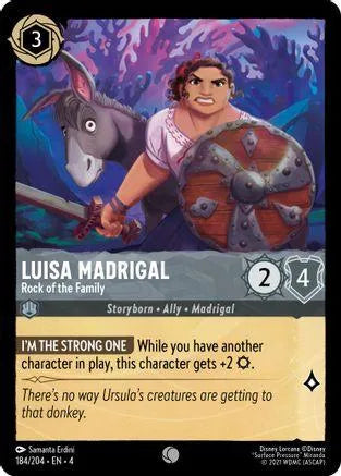 Luisa Madrigal - Rock of the Family (184/204) Cold Foil - Ursulas Return - Emmett's ToyStop